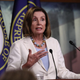 House Speaker Nancy Pelosi answers reporters questions July 17, 2019, including those regarding the articles of impeachment raised by Rep. Al Green (D-Texas).